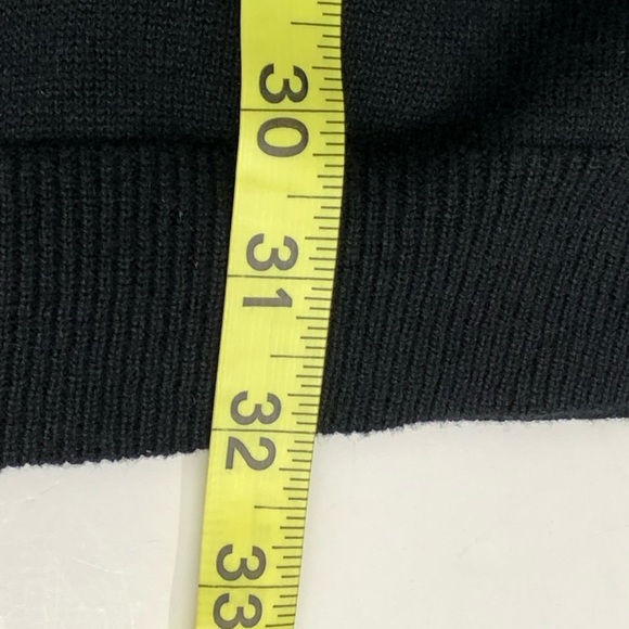 BB Dakota Black Sweater Shift Dress Crochet XS - Picture 8 of 8